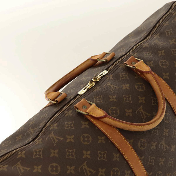 LOUIS VUITTON Monogram Keepall 60 Boston Bag M41422 LV Auth 117969 - Picture 6 of 16